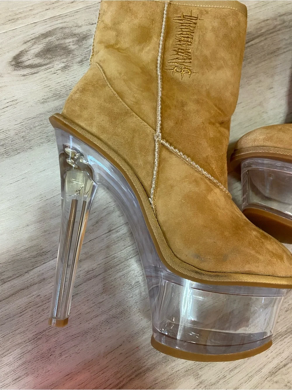 Dolls Kill tan suede
